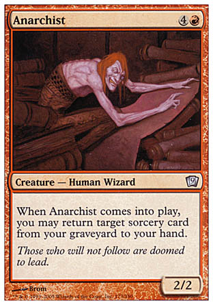 Anarchist (9th Edition) Near Mint Foil