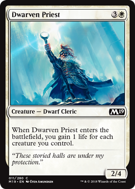 Dwarven Priest (Magic 2019 Core Set) Near Mint