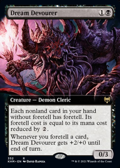 Dream Devourer (Extended Art) (Kaldheim) Near Mint Foil