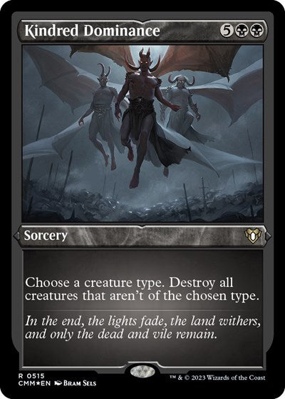 Kindred Dominance (Foil Etched) (Commander Masters) Near Mint