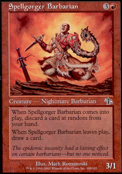 Spellgorger Barbarian (Judgment) Light Play Foil