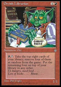 Orcish Librarian (Ice Age) Light Play