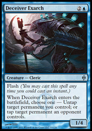 Deceiver Exarch (New Phyrexia) Near Mint Foil