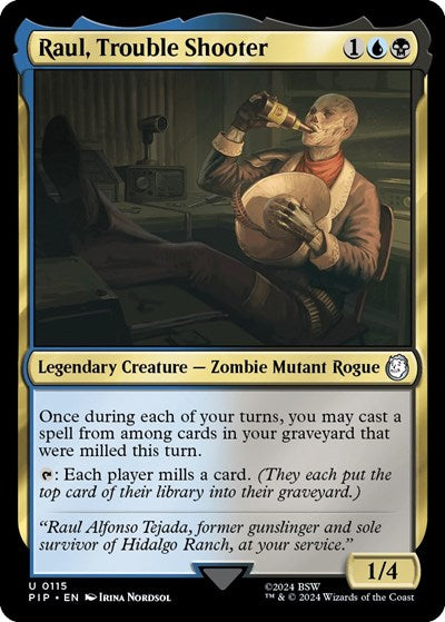 Raul, Trouble Shooter (Universes Beyond: Fallout) Near Mint