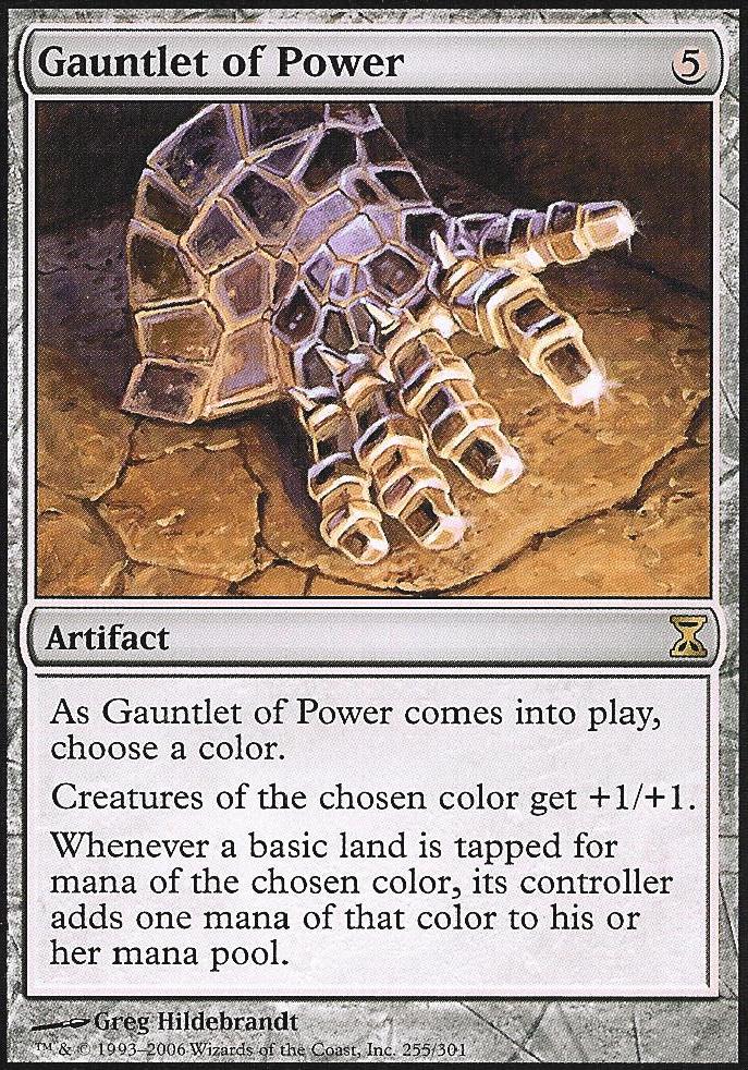 Gauntlet of Power (Time Spiral) Near Mint Foil