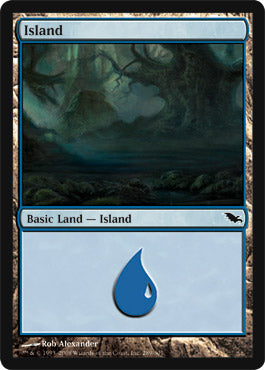 Island (289) (Shadowmoor) Near Mint Foil