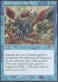 Artificial Evolution (Onslaught) Near Mint Foil
