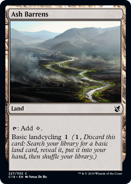 Ash Barrens (Commander 2019) Near Mint