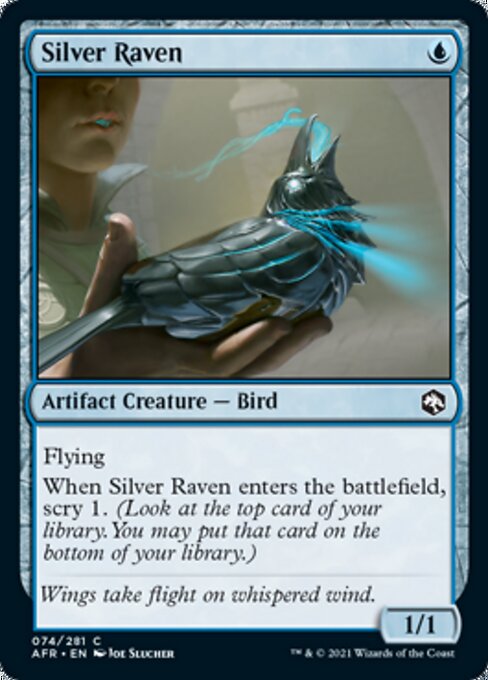 Silver Raven (Adventures in the Forgotten Realms) Near Mint Foil