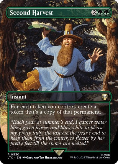 Second Harvest (Borderless) (Commander: The Lord of the Rings: Tales of Middle-earth) Near Mint