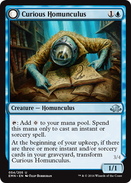 Curious Homunculus (Eldritch Moon) Near Mint