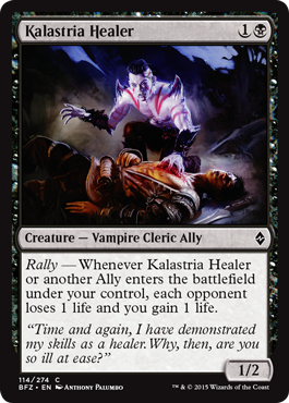 Kalastria Healer (Battle for Zendikar) Near Mint Foil