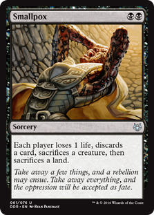 Smallpox (Duel Decks: Nissa vs Ob Nixilis) Near Mint