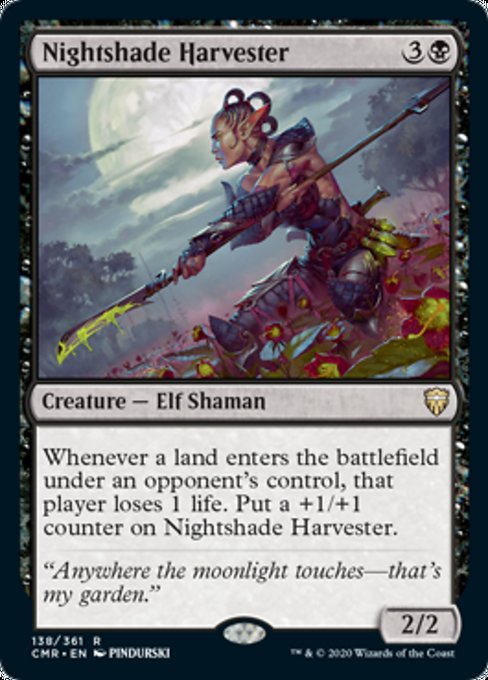 Nightshade Harvester (Commander Legends) Near Mint Foil