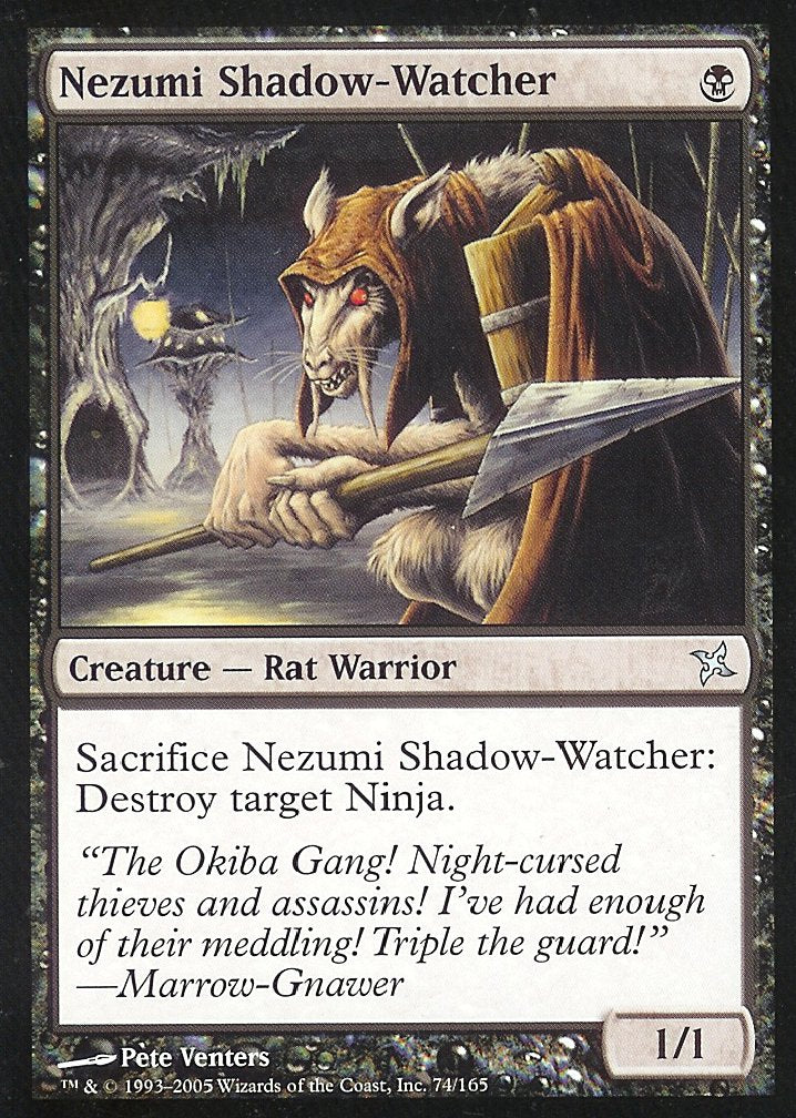 Nezumi Shadow-Watcher (Betrayers of Kamigawa) Near Mint Foil