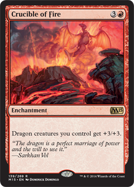 Crucible of Fire (Magic 2015 Core Set) Near Mint Foil
