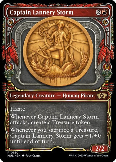 Captain Lannery Storm (Halo Foil) (March of the Machine: Multiverse Legends) Near Mint