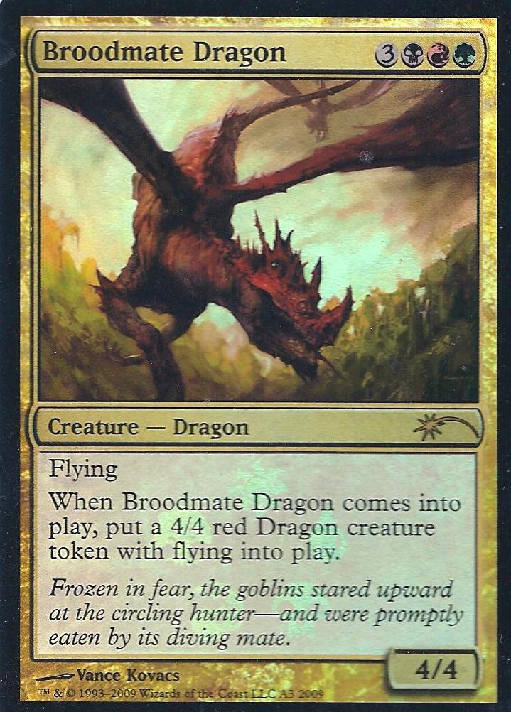 Broodmate Dragon Promo (Promotional Cards) Light Play Foil