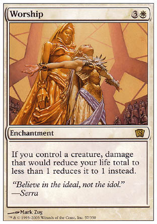Worship (8th Edition) Near Mint Foil