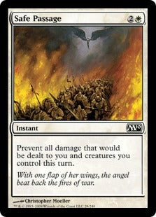 Safe Passage (Magic 2010 Core Set) Near Mint Foil