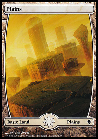 Plains (230) (Zendikar) Near Mint