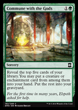 Commune with the Gods (Eternal Masters) Near Mint Foil