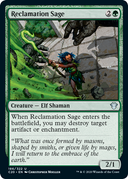 Reclamation Sage (Commander 2020 Ikoria) Near Mint