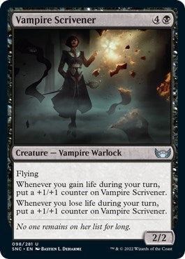 Vampire Scrivener (Streets of New Capenna) Near Mint Foil