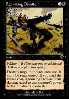 Agonizing Demise (Invasion) Light Play Foil