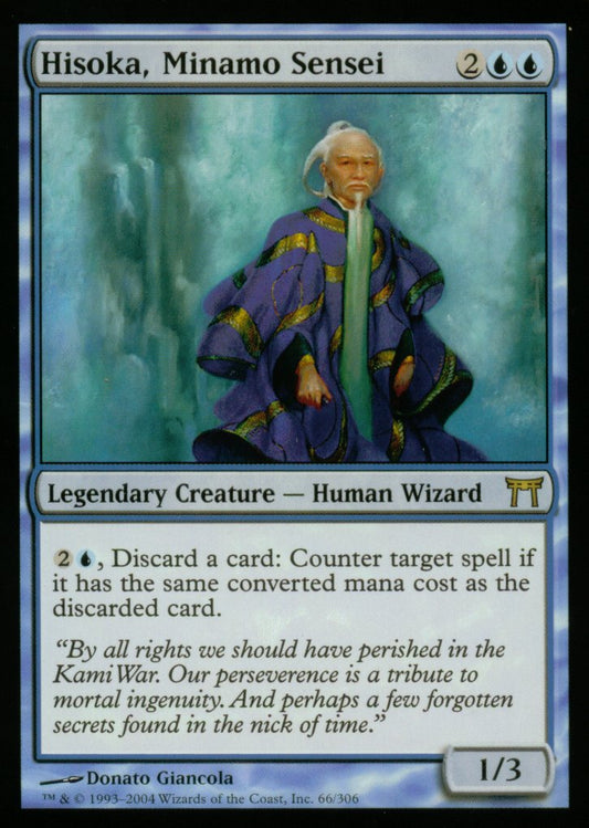 Hisoka, Minamo Sensei (Champions of Kamigawa) Near Mint Foil
