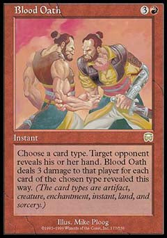 Blood Oath (Mercadian Masques) Near Mint Foil