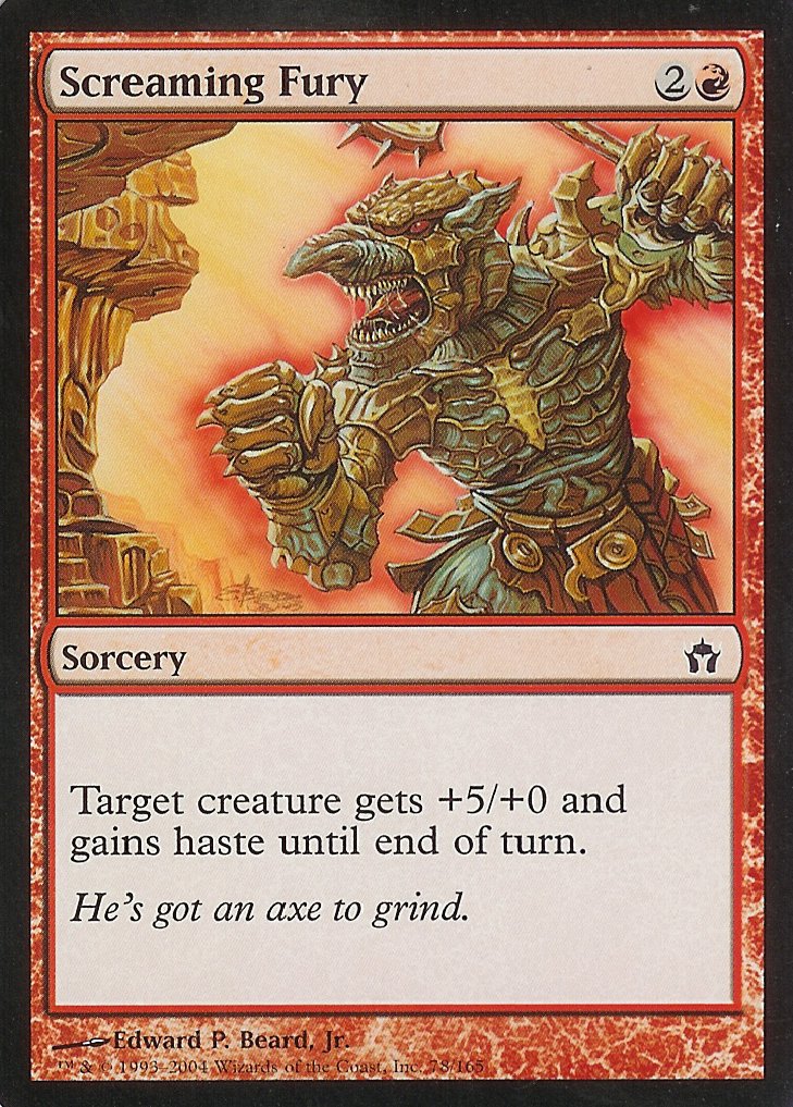 Screaming Fury (Fifth Dawn) Near Mint Foil