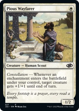 Pious Wayfarer (Jumpstart 2022) Near Mint