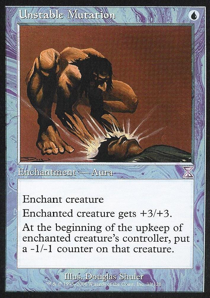 Unstable Mutation (Time Spiral Time Shifted) Near Mint Foil