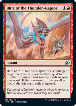 Blitz of the Thunder-Raptor (Ikoria: Lair of Behemoths) Near Mint