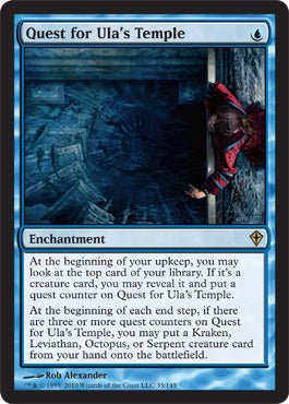 Quest for Ula's Temple (Worldwake) Near Mint
