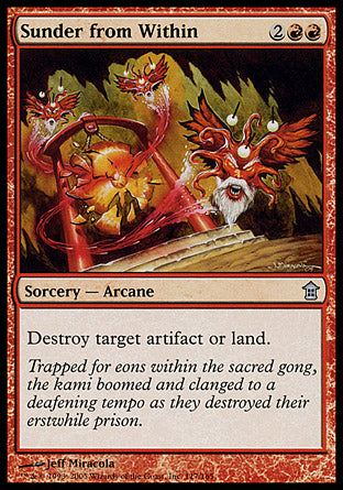 Sunder from Within (Saviors of Kamigawa) Near Mint