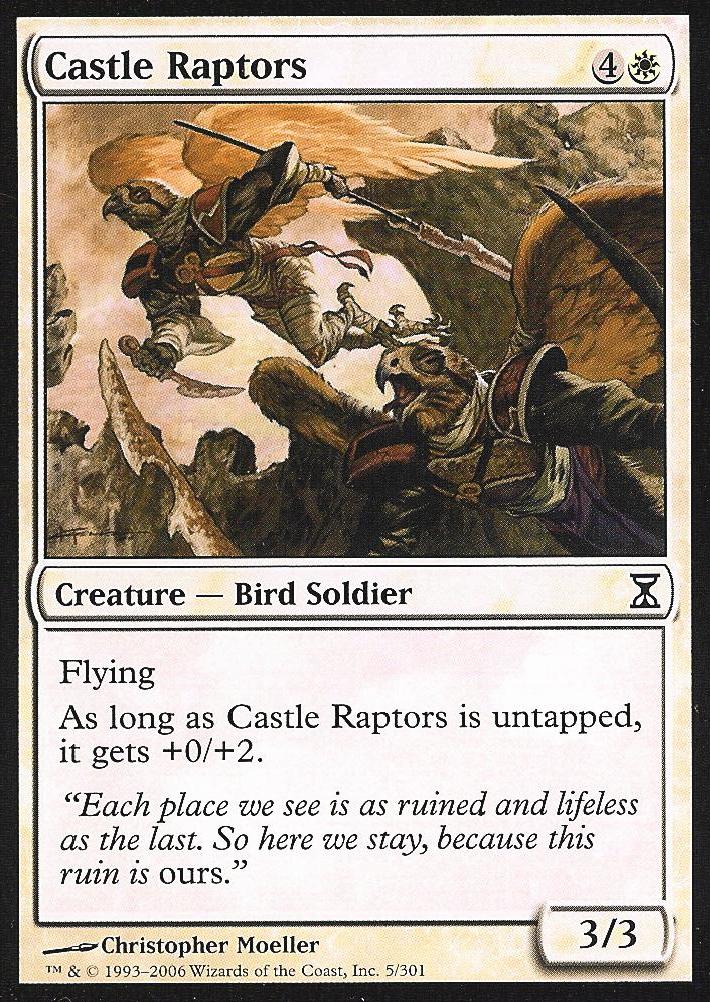 Castle Raptors (Time Spiral) Near Mint Russian