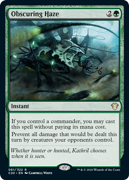 Obscuring Haze (Commander 2020 Ikoria) Near Mint