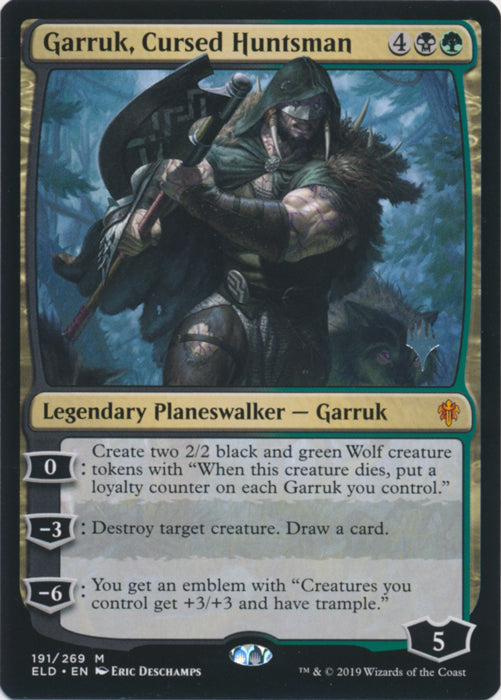 Garruk, Cursed Huntsman (Promo Pack) Near Mint