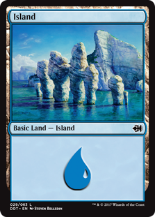 Island (29) (Duel Decks: Merfolk vs Goblins) Near Mint