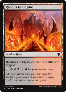 Rakdos Guildgate (Commander 2017) Near Mint