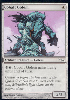 Cobalt Golem (Mirrodin) Near Mint Foil