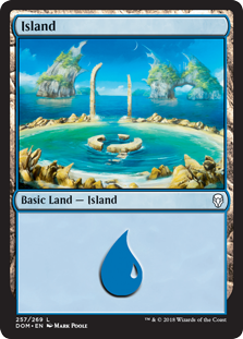 Island (257) (Dominaria) Near Mint