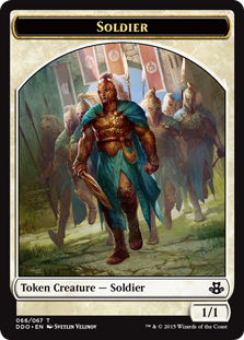 Soldier (Duel Decks: Kiora vs Elspeth) Near Mint