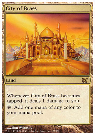 City of Brass (8th Edition) Near Mint Foil