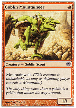 Goblin Mountaineer (9th Edition) Near Mint Foil