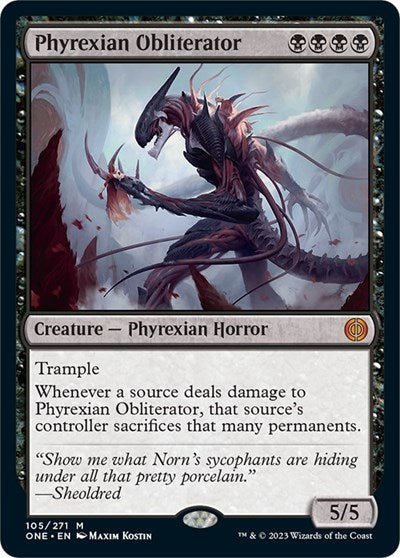 Phyrexian Obliterator (Phyrexia: All Will Be One) Near Mint Foil