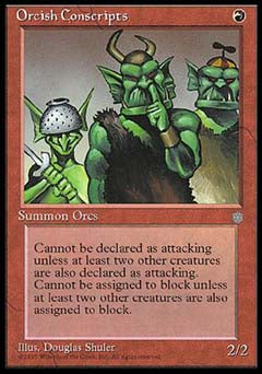 Orcish Conscripts (Ice Age) Good