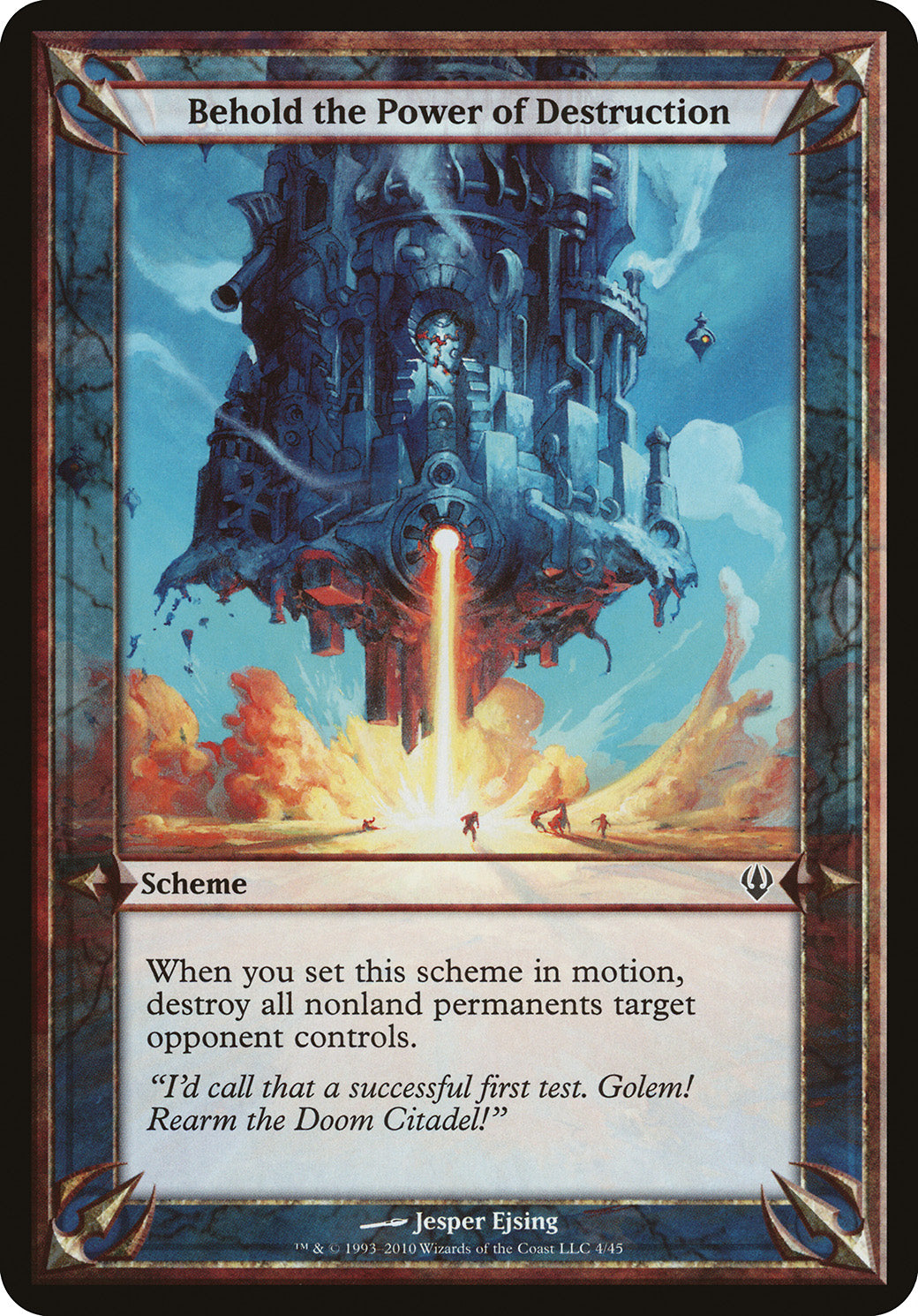Behold the Power of Destruction (Scheme) (Archenemy) Near Mint